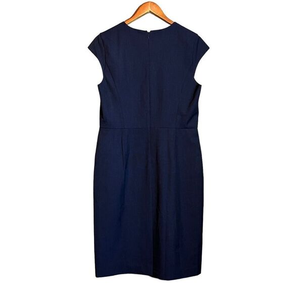 NWT! Ann Taylor factory navy short sleeve dress - Picture 6 of 10